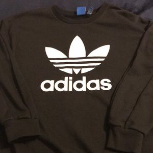 NWOT Adidas logo crew neck sweatshirt